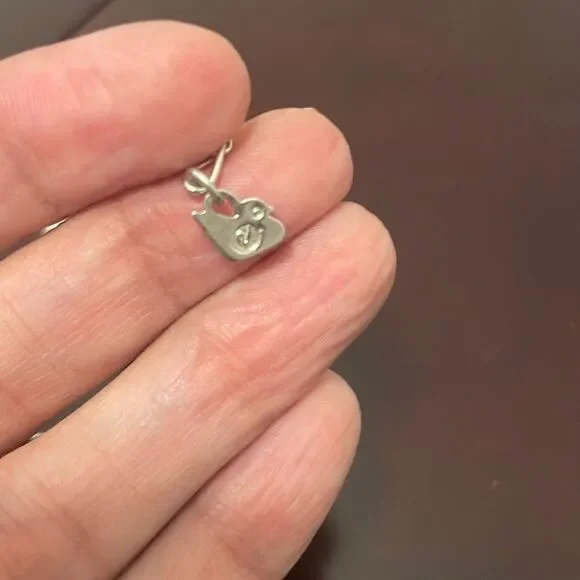 Swarovski rare 2000 slanted heart from their snow princess collection